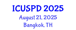 International Conference on Urban Studies, Planning and Development (ICUSPD) August 21, 2025 - Bangkok, Thailand