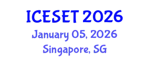 International Conference on Education, Science, Engineering and Technology (ICESET) January 05, 2026 - Singapore, Singapore