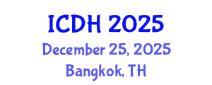 International Conference on Digital Health (ICDH) December 25, 2025 - Bangkok, Thailand
