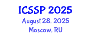 International Conference on Suicidology and Suicide Prevention (ICSSP) August 28, 2025 - Moscow, Russia