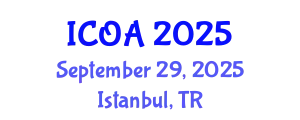 International Conference on Optimization Algorithms (ICOA) September 29, 2025 - Istanbul, Turkey