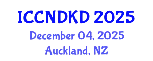 International Conference on Clinical Nephrology and Diagnosis of Kidney Diseases (ICCNDKD) December 04, 2025 - Auckland, New Zealand