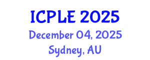 International Conference on Policing and Law Enforcement (ICPLE) December 04, 2025 - Sydney, Australia