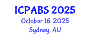 International Conference on Psychological and Behavioural Sciences (ICPABS) October 16, 2025 - Sydney, Australia