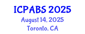 International Conference on Psychological and Behavioural Sciences (ICPABS) August 14, 2025 - Toronto, Canada