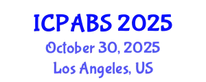 International Conference on Psychological and Behavioural Sciences (ICPABS) October 30, 2025 - Los Angeles, United States