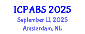 International Conference on Psychological and Behavioural Sciences (ICPABS) September 11, 2025 - Amsterdam, Netherlands