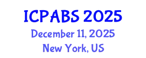 International Conference on Psychological and Behavioural Sciences (ICPABS) December 11, 2025 - New York, United States