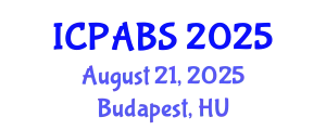 International Conference on Psychological and Behavioural Sciences (ICPABS) August 21, 2025 - Budapest, Hungary