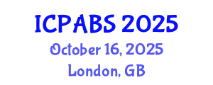 International Conference on Psychological and Behavioural Sciences (ICPABS) October 16, 2025 - London, United Kingdom