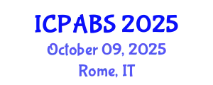 International Conference on Psychological and Behavioural Sciences (ICPABS) October 09, 2025 - Rome, Italy