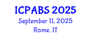 International Conference on Psychological and Behavioural Sciences (ICPABS) September 11, 2025 - Rome, Italy