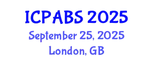 International Conference on Psychological and Behavioural Sciences (ICPABS) September 25, 2025 - London, United Kingdom