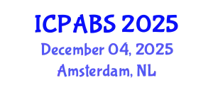 International Conference on Psychological and Behavioural Sciences (ICPABS) December 04, 2025 - Amsterdam, Netherlands