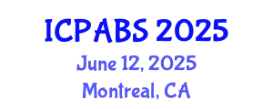 International Conference on Psychological and Behavioural Sciences (ICPABS) June 12, 2025 - Montreal, Canada