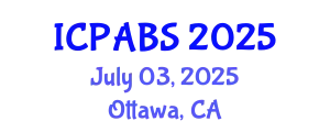 International Conference on Psychological and Behavioural Sciences (ICPABS) July 03, 2025 - Ottawa, Canada