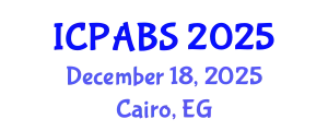 International Conference on Psychological and Behavioural Sciences (ICPABS) December 18, 2025 - Cairo, Egypt