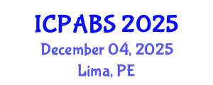 International Conference on Psychological and Behavioural Sciences (ICPABS) December 04, 2025 - Lima, Peru
