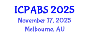 International Conference on Psychological and Behavioural Sciences (ICPABS) November 17, 2025 - Melbourne, Australia