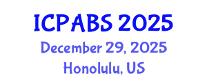 International Conference on Psychological and Behavioural Sciences (ICPABS) December 29, 2025 - Honolulu, United States