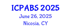 International Conference on Psychological and Behavioural Sciences (ICPABS) June 26, 2025 - Nicosia, Cyprus