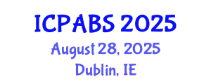 International Conference on Psychological and Behavioural Sciences (ICPABS) August 28, 2025 - Dublin, Ireland