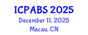 International Conference on Psychological and Behavioural Sciences (ICPABS) December 11, 2025 - Macau, China