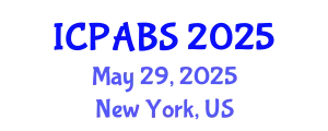 International Conference on Psychological and Behavioural Sciences (ICPABS) May 29, 2025 - New York, United States
