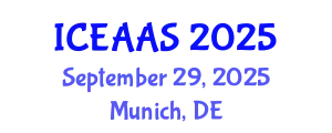 International Conference on Economic and Administrative Sciences (ICEAAS) September 29, 2025 - Munich, Germany