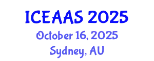 International Conference on Economic and Administrative Sciences (ICEAAS) October 16, 2025 - Sydney, Australia