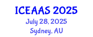 International Conference on Economic and Administrative Sciences (ICEAAS) July 28, 2025 - Sydney, Australia