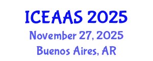 International Conference on Economic and Administrative Sciences (ICEAAS) November 27, 2025 - Buenos Aires, Argentina