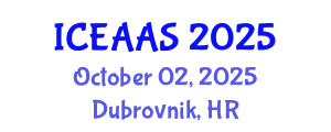 International Conference on Economic and Administrative Sciences (ICEAAS) October 02, 2025 - Dubrovnik, Croatia