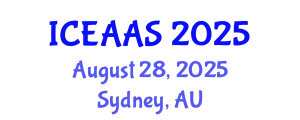 International Conference on Economic and Administrative Sciences (ICEAAS) August 28, 2025 - Sydney, Australia