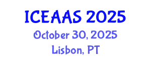 International Conference on Economic and Administrative Sciences (ICEAAS) October 30, 2025 - Lisbon, Portugal
