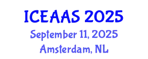 International Conference on Economic and Administrative Sciences (ICEAAS) September 11, 2025 - Amsterdam, Netherlands