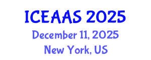 International Conference on Economic and Administrative Sciences (ICEAAS) December 11, 2025 - New York, United States
