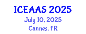 International Conference on Economic and Administrative Sciences (ICEAAS) July 10, 2025 - Cannes, France