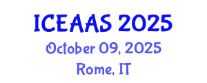 International Conference on Economic and Administrative Sciences (ICEAAS) October 09, 2025 - Rome, Italy