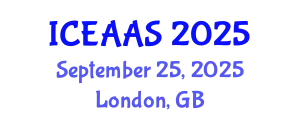 International Conference on Economic and Administrative Sciences (ICEAAS) September 25, 2025 - London, United Kingdom