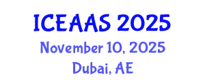 International Conference on Economic and Administrative Sciences (ICEAAS) November 10, 2025 - Dubai, United Arab Emirates