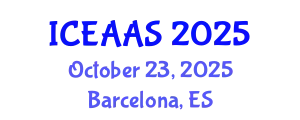International Conference on Economic and Administrative Sciences (ICEAAS) October 23, 2025 - Barcelona, Spain