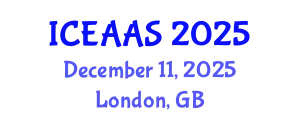 International Conference on Economic and Administrative Sciences (ICEAAS) December 11, 2025 - London, United Kingdom