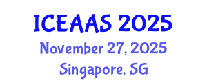 International Conference on Economic and Administrative Sciences (ICEAAS) November 27, 2025 - Singapore, Singapore