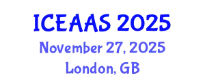 International Conference on Economic and Administrative Sciences (ICEAAS) November 27, 2025 - London, United Kingdom