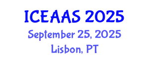 International Conference on Economic and Administrative Sciences (ICEAAS) September 25, 2025 - Lisbon, Portugal