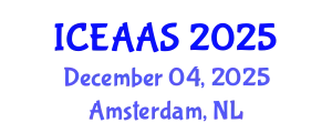 International Conference on Economic and Administrative Sciences (ICEAAS) December 04, 2025 - Amsterdam, Netherlands