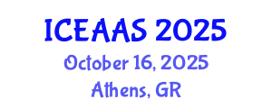 International Conference on Economic and Administrative Sciences (ICEAAS) October 16, 2025 - Athens, Greece