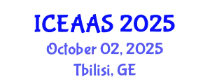 International Conference on Economic and Administrative Sciences (ICEAAS) October 02, 2025 - Tbilisi, Georgia