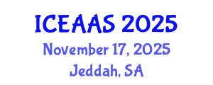 International Conference on Economic and Administrative Sciences (ICEAAS) November 17, 2025 - Jeddah, Saudi Arabia